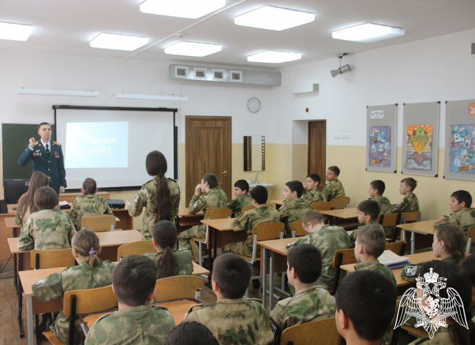 В Грозненской ведомственной школе проходят мероприятия акции «Дни Росгвардии»