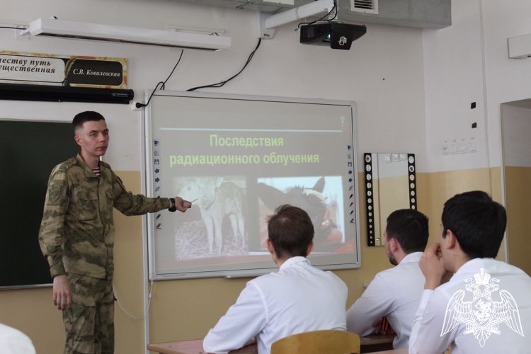 В грозненском соединении Росгвардии прошли мероприятия по случаю годовщины чернобыльской катастрофы