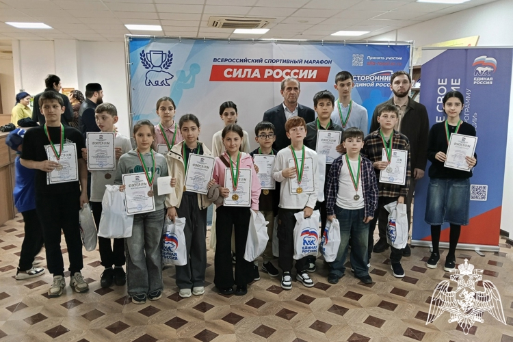 Ученики школы Росгвардии одержали победу на чемпионате Чеченской Республики по шахматам